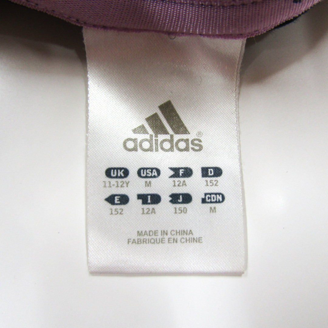 adidas(アディダス)のアディダス 半袖Tシャツ ロゴT ラメ ハート柄 スポーツウエア キッズ 女の子用 150サイズ ブラック adidas キッズ/ベビー/マタニティのキッズ服女の子用(90cm~)(Tシャツ/カットソー)の商品写真