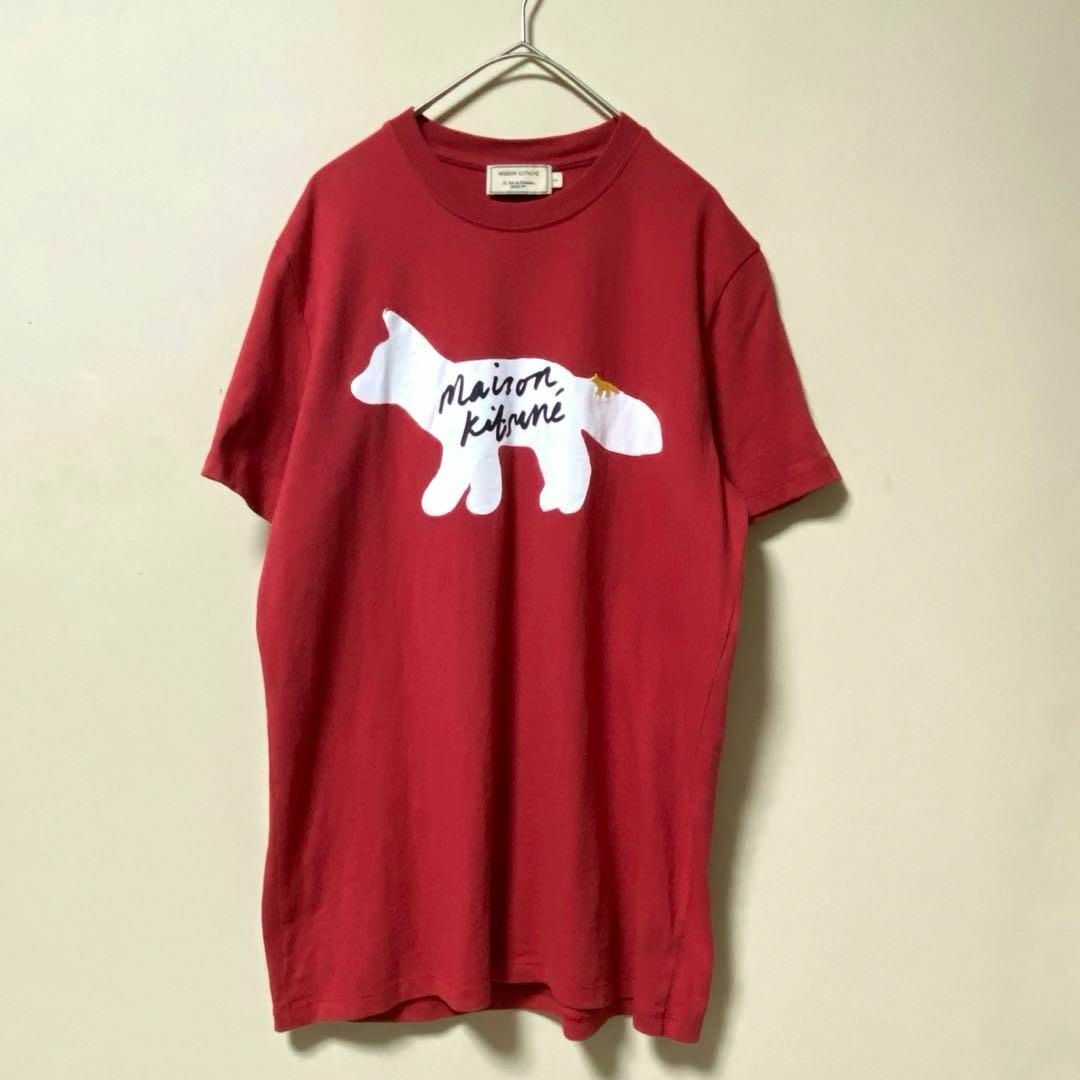 MAISON KITSUNE'(メゾンキツネ)の☆タイムセール☆MAISON KITSUNÉ FOXハンドライティング Tシャツ メンズのトップス(Tシャツ/カットソー(半袖/袖なし))の商品写真