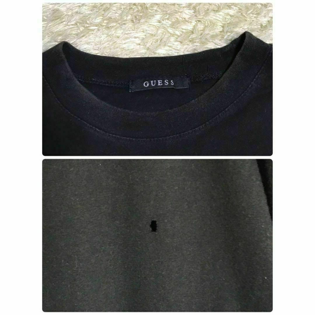 GUESS(ゲス)の【入手困難】ゲス　センターデカロゴTシャツ　ブラック　F637 メンズのトップス(Tシャツ/カットソー(半袖/袖なし))の商品写真