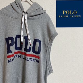 ポロラルフローレン(POLO RALPH LAUREN)の新品未使用品　POLO RALPHLAUREN スウェット　パーカー　ベスト　L(パーカー)