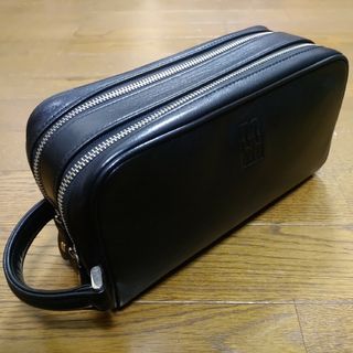 ダックス(DAKS)のゆーやん様用DAKS SECONDBAG・ダックス ブラックレザーセカンドバック(セカンドバッグ/クラッチバッグ)