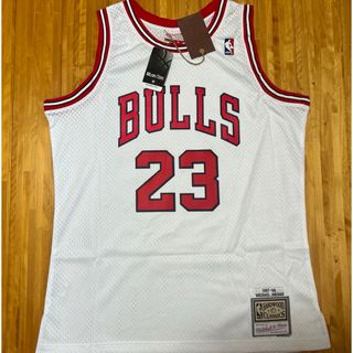 ミッチェルアンドネス(MITCHELL & NESS)のNBA ブルズ　ジョーダン　ユニフォーム　白(バスケットボール)