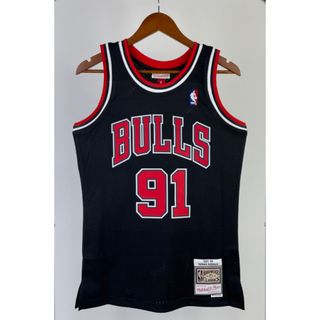 ミッチェルアンドネス(MITCHELL & NESS)のNBA ブルズ　ロッドマン　ユニフォーム　黒(バスケットボール)