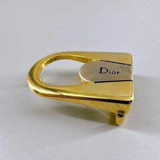 極美品 Christian Dior バックル ロゴ金具 ゴールド ベルト(ベルト)