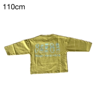 送料無料　子ども服【Green】110cm プリントプルオーバー　韓国子供服(Tシャツ/カットソー)
