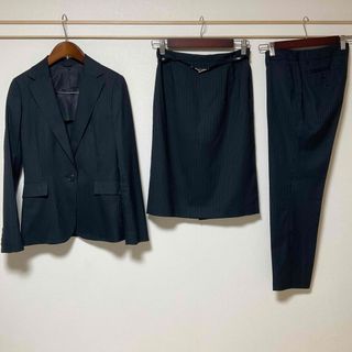 スーツカンパニー(THE SUIT COMPANY)の【超美品】ザスーツカンパニー　スカートスーツ　パンツ 38 OL ビジネス　3点(スーツ)