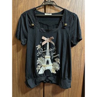 アクシーズファム(axes femme)のaxes femme アクシーズファム　Tシャツ　M レース 中古　レース(カットソー(半袖/袖なし))