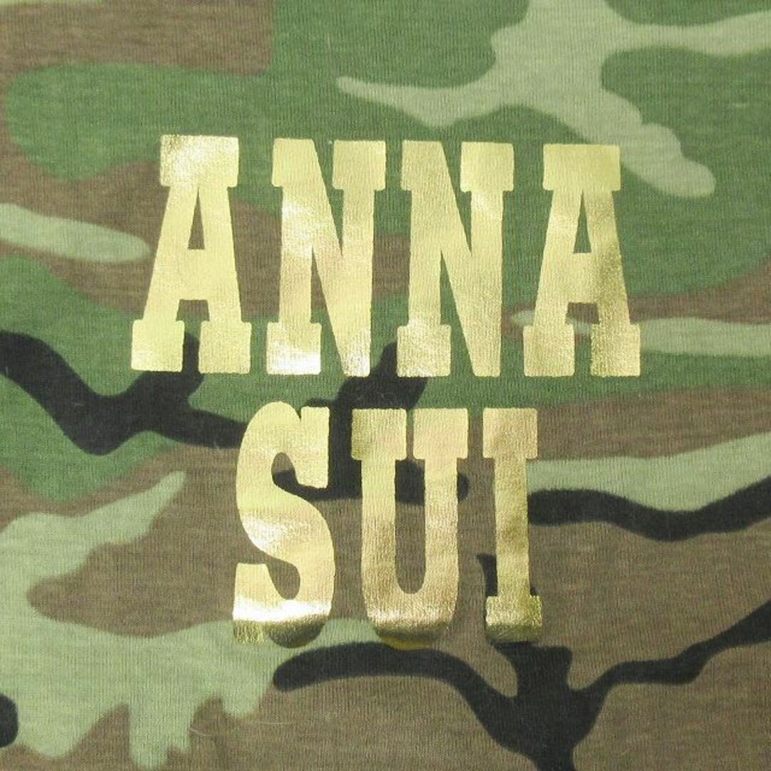 ANNA SUI(アナスイ)のアナスイ チビT Tシャツ カットソー カモフラージュ 迷彩 コットン 半袖 O レディースのトップス(Tシャツ(半袖/袖なし))の商品写真