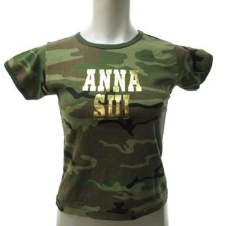 アナスイ(ANNA SUI)のアナスイ チビT Tシャツ カットソー カモフラージュ 迷彩 コットン 半袖 O(Tシャツ(半袖/袖なし))