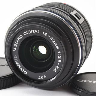 オリンパス(OLYMPUS)の美品 OLYMPUS DIGITAL 14-42mm II 2 R ブラック (レンズ(ズーム))