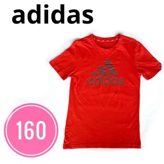 アディダス(adidas)のアディダス　adidas キッズ　半袖　Tシャツ　赤　160(Tシャツ/カットソー)