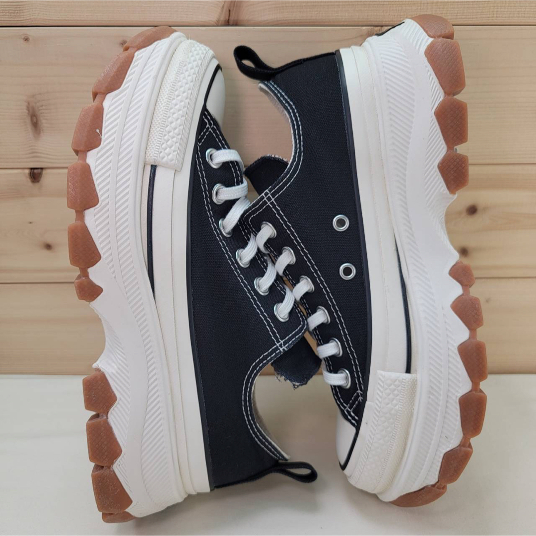 ALL STAR（CONVERSE）(オールスター)のコンバース オールスター 100 トレックウェーブ OX ブラック 24cm レディースの靴/シューズ(スニーカー)の商品写真