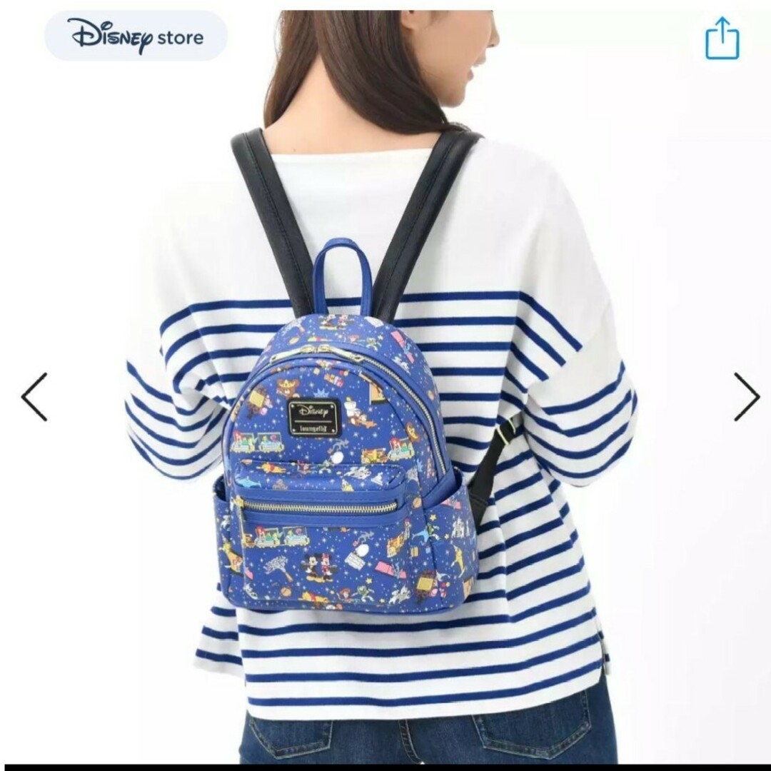 Disney(ディズニー)の★Disney Store ×Loungefly 新品タグ付き リュック エンタメ/ホビーのおもちゃ/ぬいぐるみ(キャラクターグッズ)の商品写真