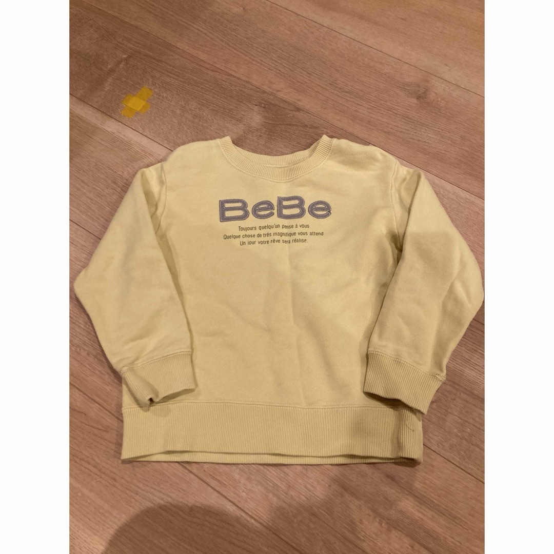 BeBe(ベベ)のトレーナー　キッズ キッズ/ベビー/マタニティのキッズ服男の子用(90cm~)(Tシャツ/カットソー)の商品写真