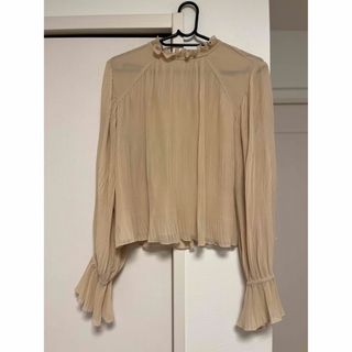 ザラ(ZARA)の新品ZARA レディース　シフォンブラウス(シャツ/ブラウス(長袖/七分))