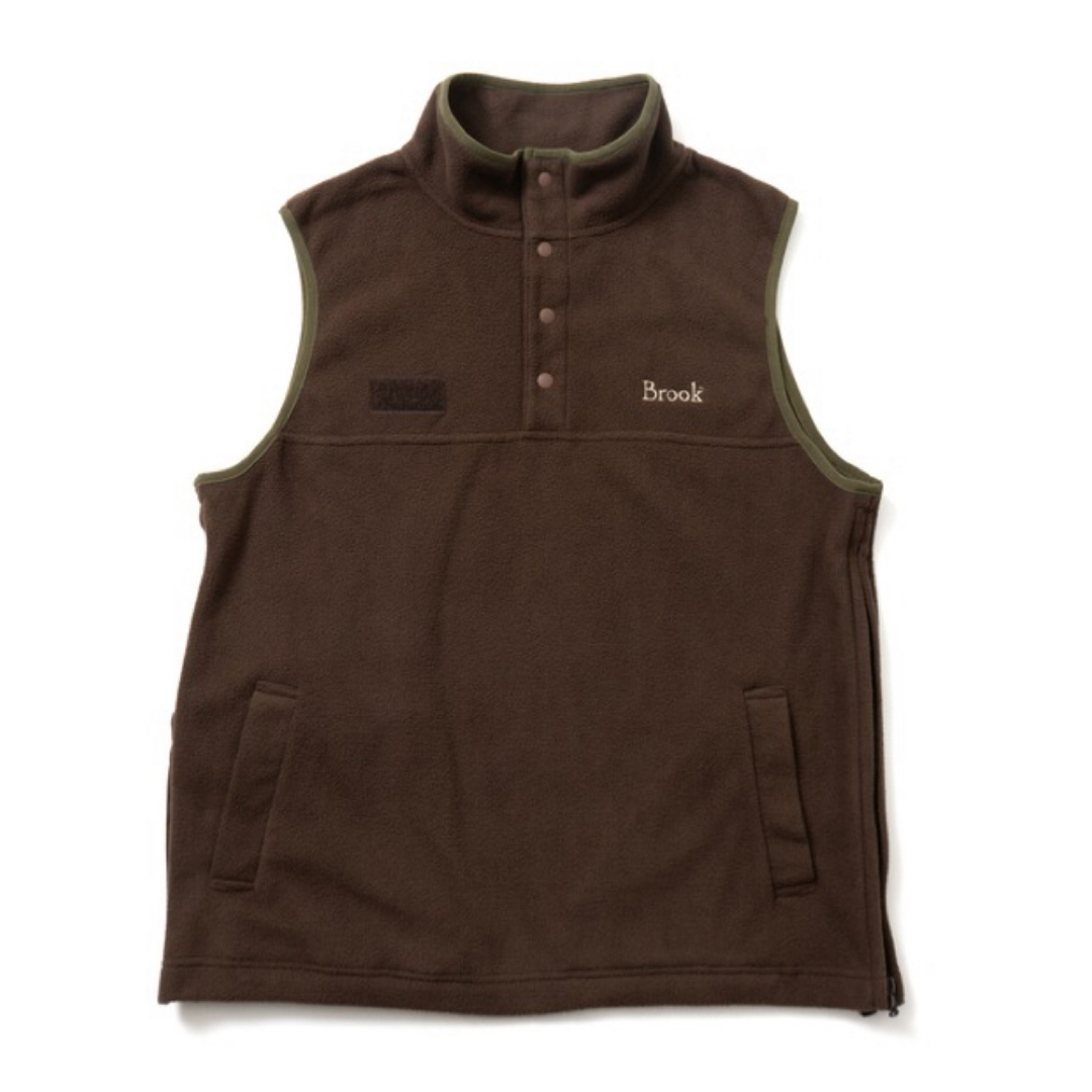 1LDK SELECT(ワンエルディーケーセレクト)のBrook  2023aw Brook Fleece Vest メンズのトップス(ベスト)の商品写真