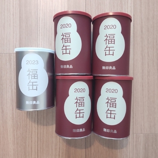 ムジルシリョウヒン(MUJI (無印良品))の無印良品　福缶　缶のみ　中身なし　2020　2024　まとめ売り　匿名配送(ノベルティグッズ)
