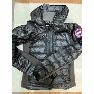 カナダグース(CANADA GOOSE)の★良品★カナダグース HYBRIDGE LITE HOODY グレー/XS(ダウンジャケット)