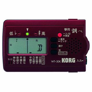 KORG チューナー 「調べ」 箏用 WT-30K(楽器のおもちゃ)