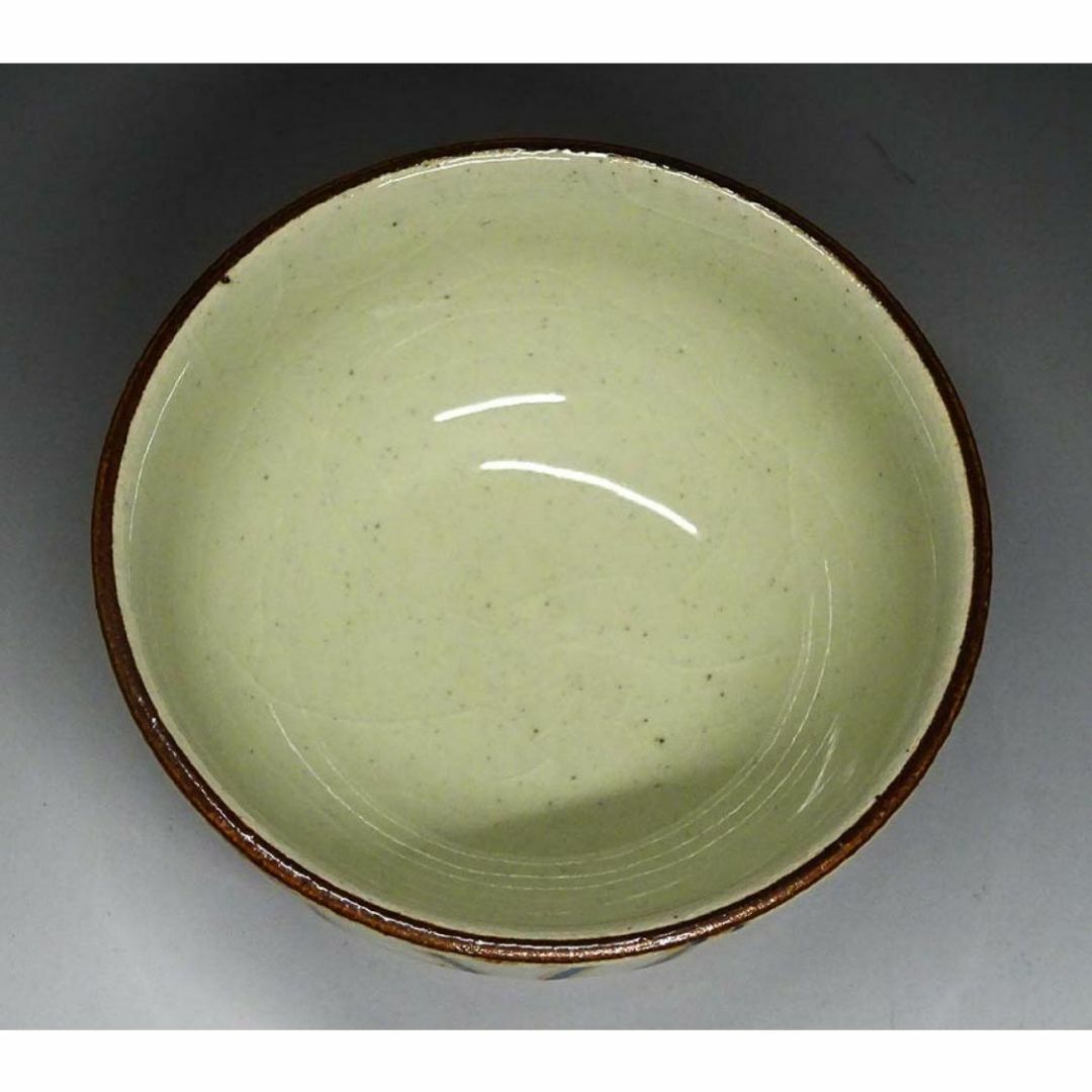 手塚玉堂 色絵 七宝繋 茶碗 茶道具 幅約12cm 共布 共箱付 手塚玉堂 色絵 七宝繋 茶碗 茶道具 幅約12cm 共布 共箱付