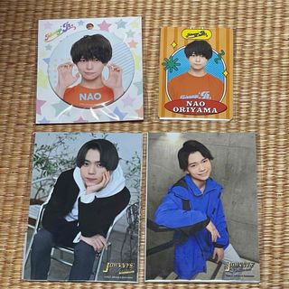 ジャニーズジュニア(ジャニーズJr.)の少年忍者　織山尚大　公式写真　缶バッジ　プロカ(アイドルグッズ)