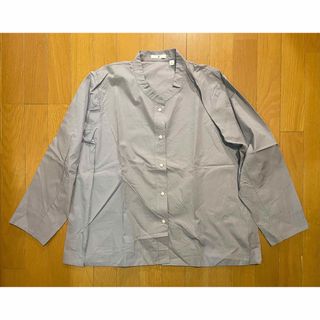 ジルサンダー(Jil Sander)のUNIQLO➕Ｊ　スタンドカラーシャツ(シャツ/ブラウス(長袖/七分))