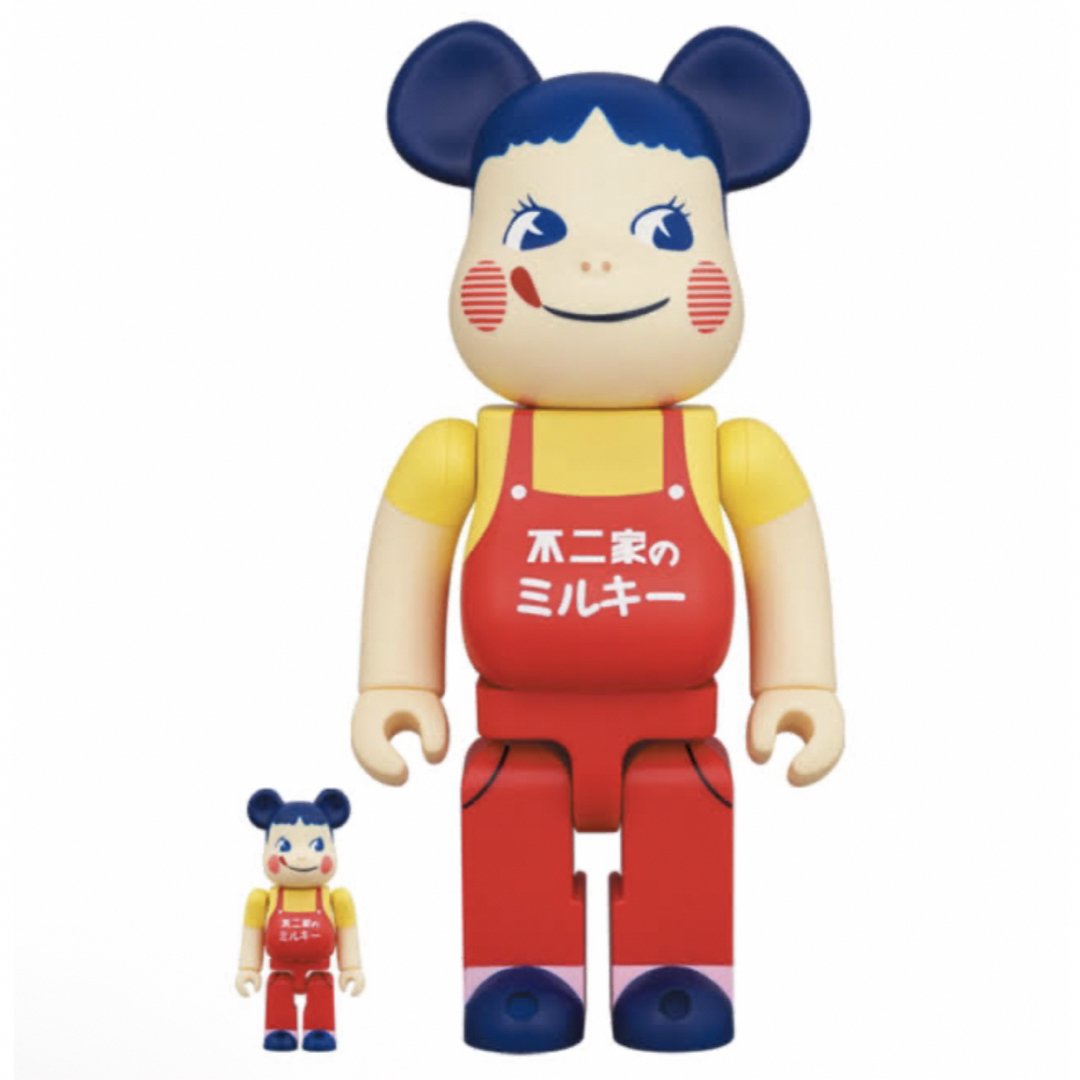 BE＠RBRICK ホーロー看板 ペコちゃん 100％＆400％フィギュア