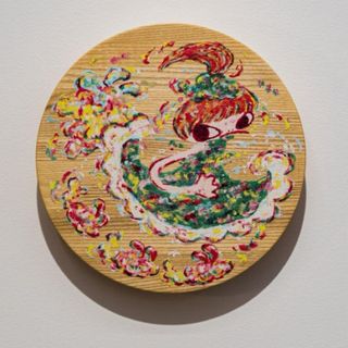 村上隆 版画 レッドドラゴン ホワイトプラチナ ジェットブラック