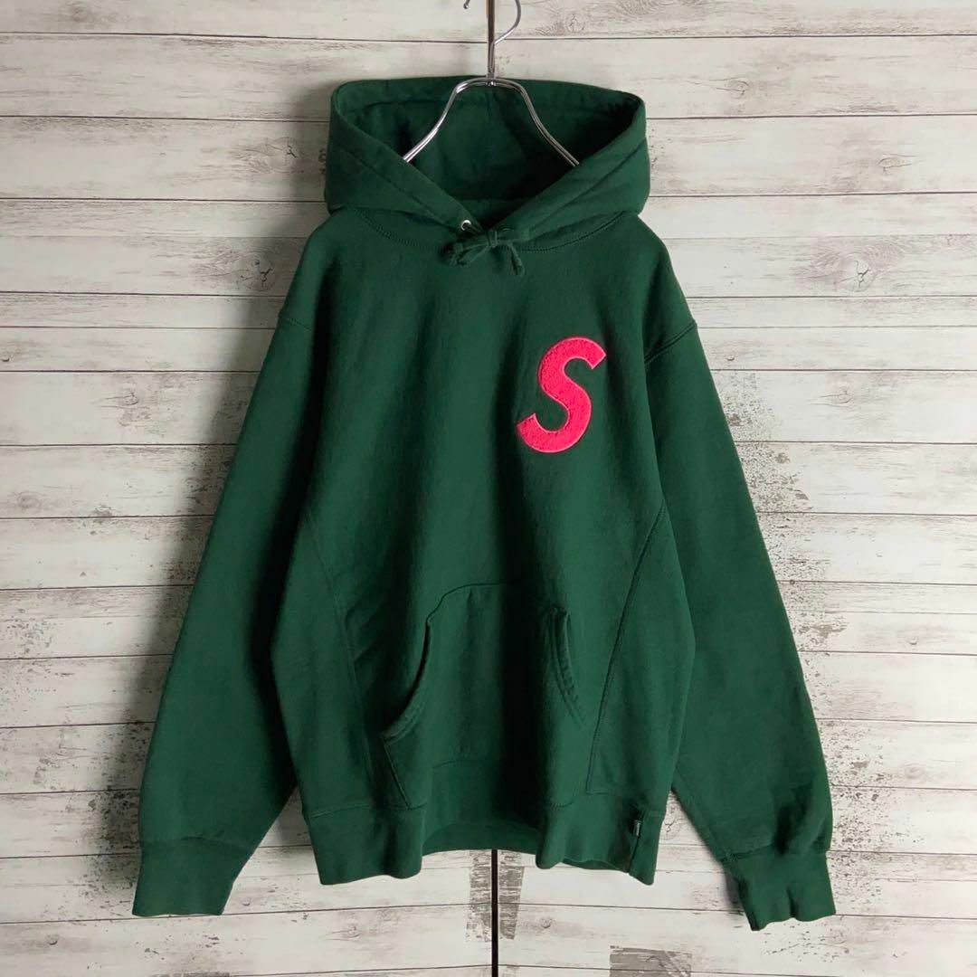 Supreme(シュプリーム)の8522【即完売モデル】シュプリーム☆パイル地Sロゴ肉厚パーカー　入手困難　美品 メンズのトップス(パーカー)の商品写真