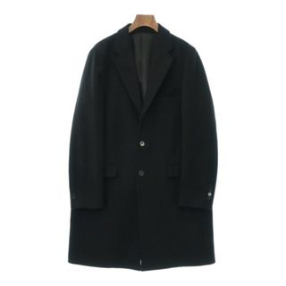 green label relaxing チェスターコート M 黒 【古着】【中古】(チェスターコート)