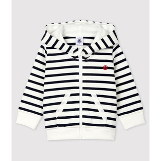 プチバトー(PETIT BATEAU)のプチバトー　ベビーボーイズジャージパーカー(カーディガン/ボレロ)