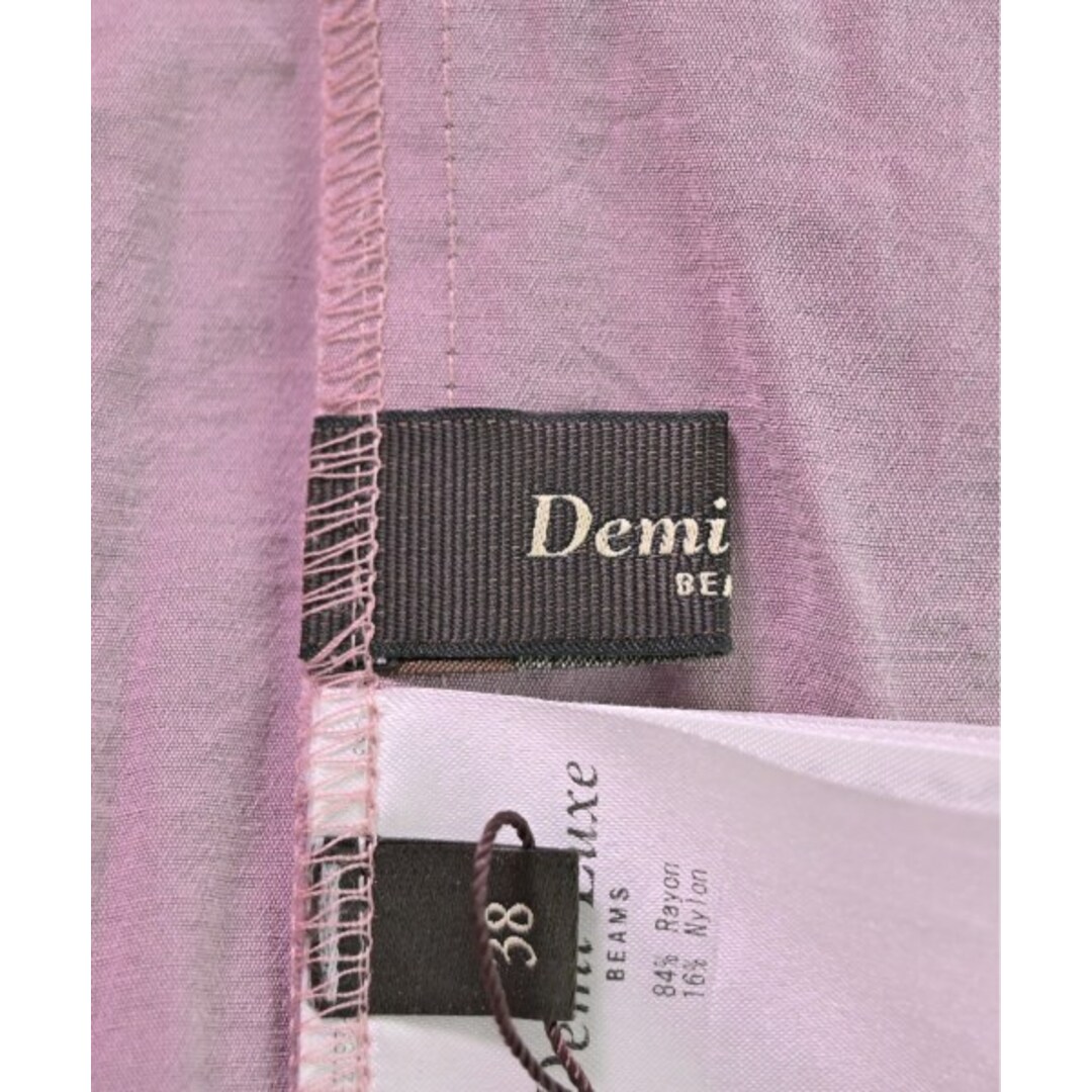 Demi-Luxe BEAMS(デミルクスビームス)のDemi-Luxe BEAMS ワンピース 38(M位) ピンク 【古着】【中古】 レディースのワンピース(ひざ丈ワンピース)の商品写真