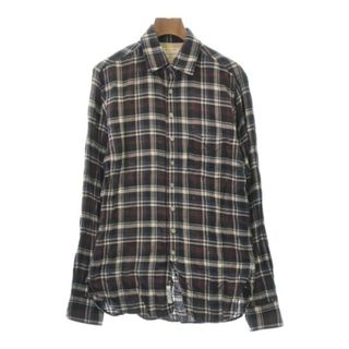 ラグアンドボーン(Rag & Bone)のrag & bone カジュアルシャツ S エンジx紺x紫等(チェック) 【古着】【中古】(シャツ)