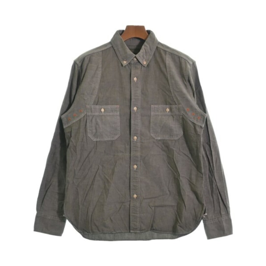 NIGEL CABOURN カジュアルシャツ 50(XL位) グレー 【古着】