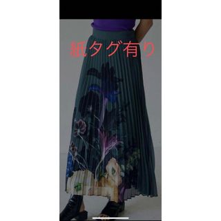 AMERI vintage アメリ レース プリーツ ティアード ロングスカート