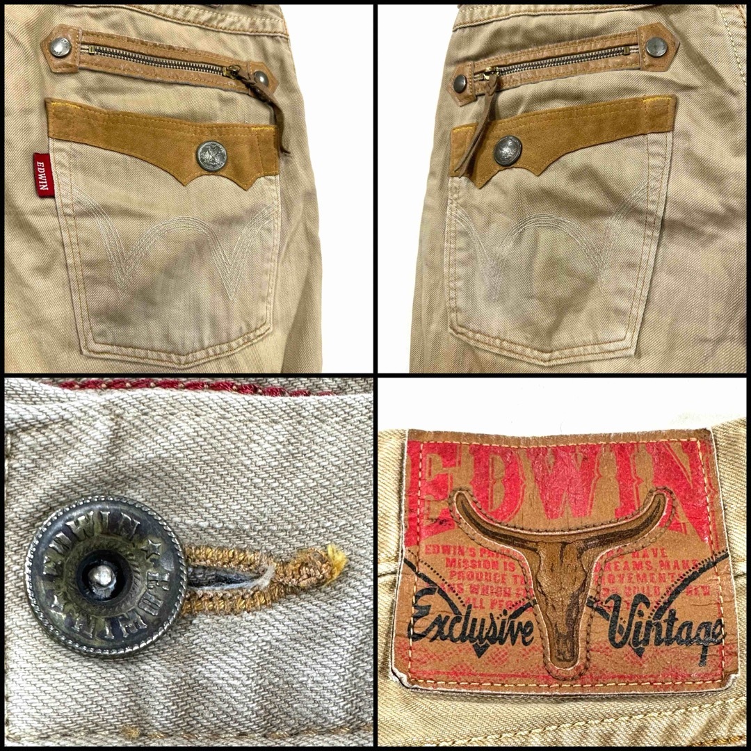 EDWIN(エドウィン)のEDWIN エドウィン ウェスタン レギュラーストレート W32  86cm メンズのパンツ(デニム/ジーンズ)の商品写真