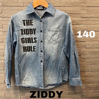 ジディー(ZIDDY)のジディー 長袖シャツ トップス オーバーサイズ　デニムシャツ ブラウス(Tシャツ/カットソー)