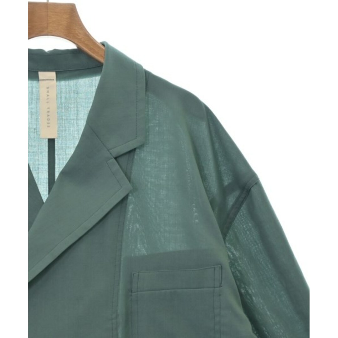 SHINYA KOZUKA シンヤコズカ カジュアルジャケット M 緑 【古着】【中古】 メンズのジャケット/アウター(テーラードジャケット)の商品写真