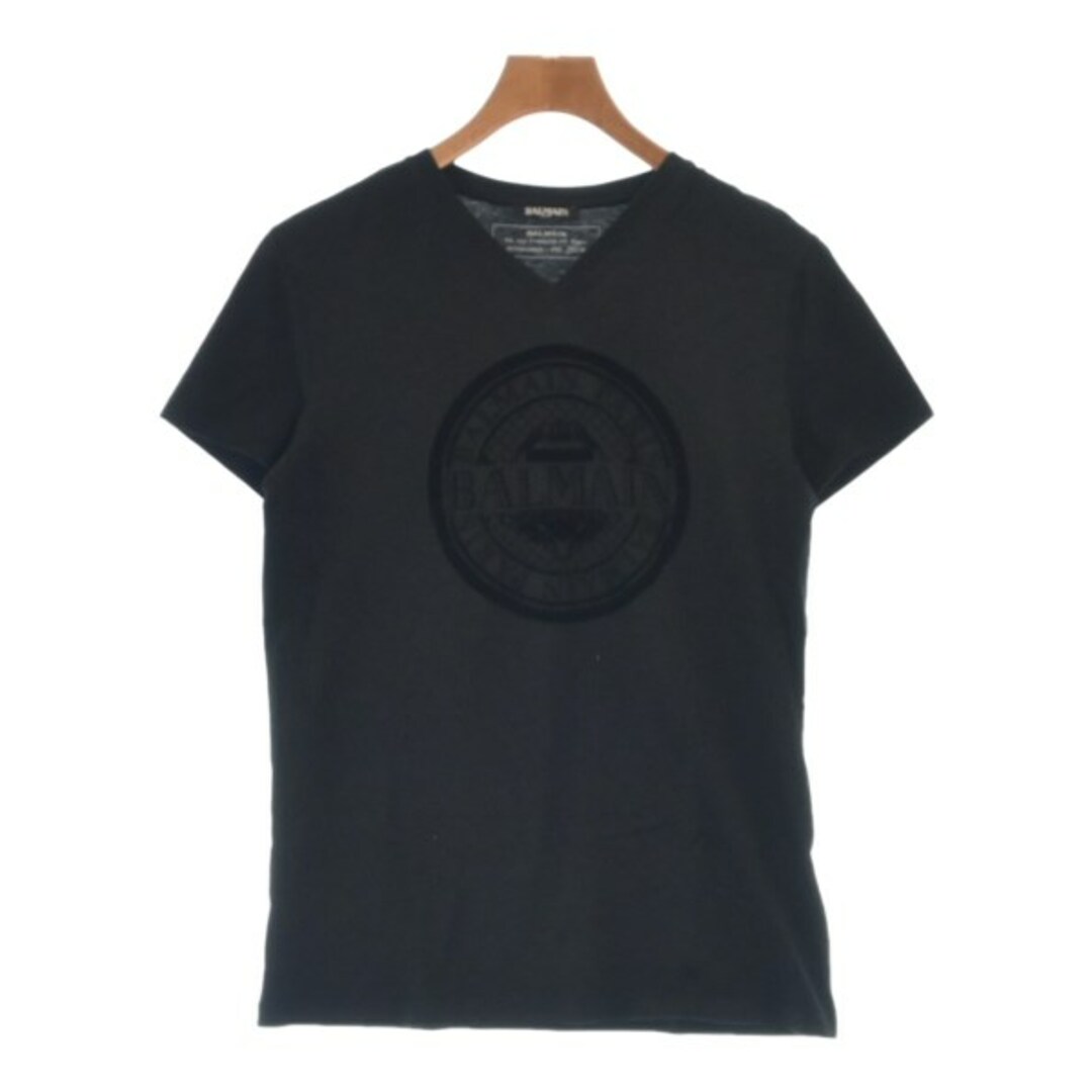 BALMAIN(バルマン)のBALMAIN バルマン Tシャツ・カットソー S 黒 【古着】【中古】 メンズのトップス(Tシャツ/カットソー(半袖/袖なし))の商品写真