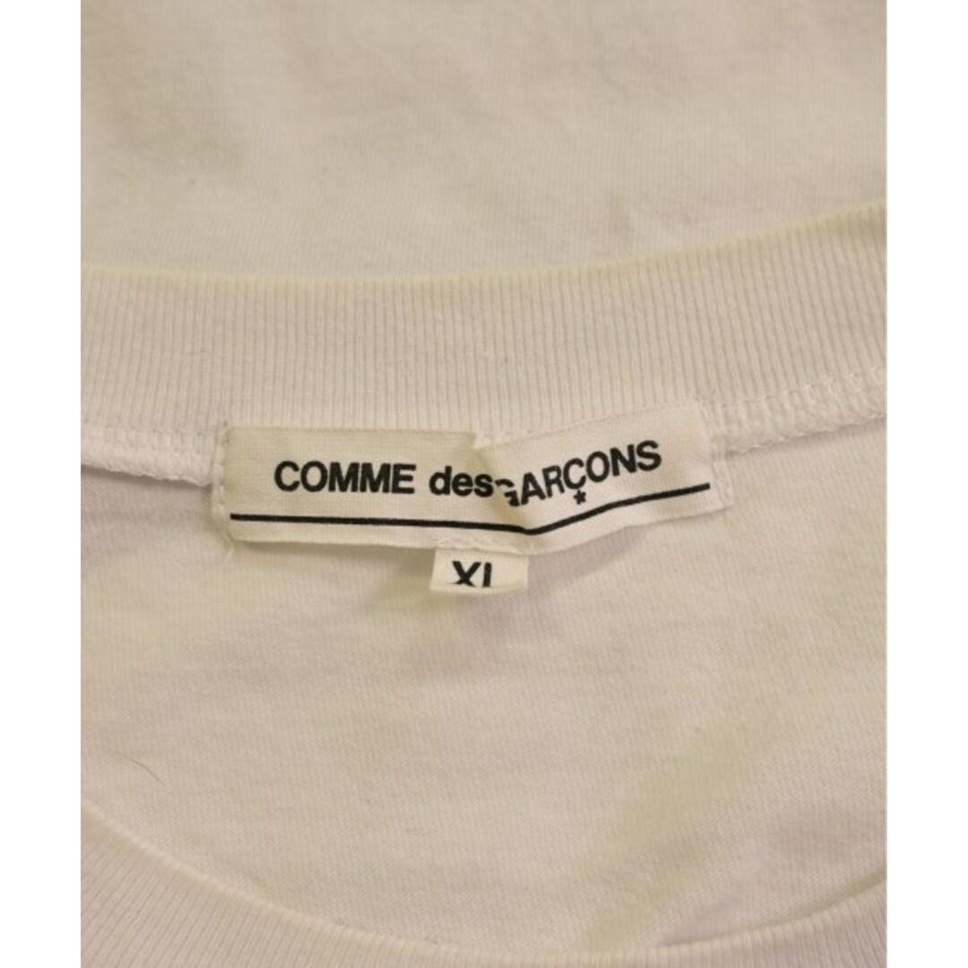 COMME des GARCONS(コムデギャルソン)のCOMME des GARCONS Tシャツ・カットソー XL 白 【古着】【中古】 メンズのトップス(Tシャツ/カットソー(半袖/袖なし))の商品写真