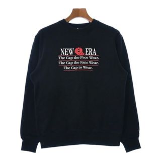 ニューエラー(NEW ERA)のNEW ERA ニューエラ スウェット S 黒 【古着】【中古】(スウェット)