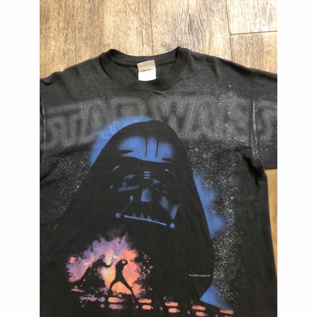 VINTAGE(ヴィンテージ)の90's XL！HanesボディTシャツ 公式STAR WARSスターウォーズ メンズのトップス(Tシャツ/カットソー(半袖/袖なし))の商品写真