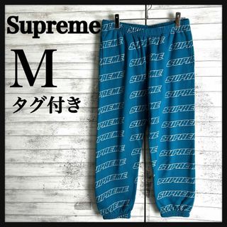 シュプリーム(Supreme)の8596【タグ付き】シュプリーム☆総柄デザイン希少カラースウェットパンツ　美品(その他)