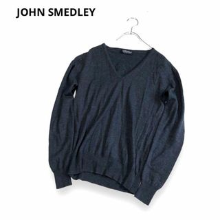 ジョンスメドレー(JOHN SMEDLEY)のJOHN SMEDLEY★ジョンスメドレー★セーター★Vネック★S★イギリス製(ニット/セーター)