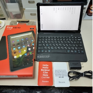 アマゾン(Amazon)のyu-さん専用アマゾン Fire HD 10 タブレット キーボード付き(タブレット)