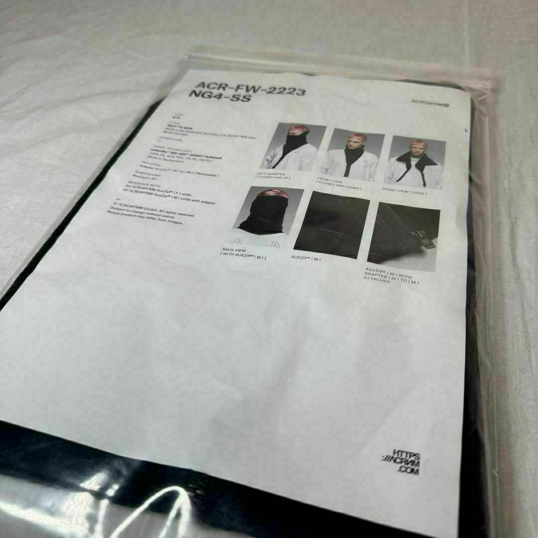 新品 ACRONYM NG4-SS ネックゲイター 黒 アクロニウム ウォーマー メンズのファッション小物(ネックウォーマー)の商品写真