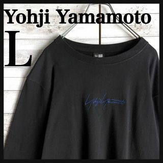 ヨウジヤマモト(Yohji Yamamoto)の8530【人気Lサイズ】ヨウジヤマモト×ニューエラ☆刺繍ロゴロングtシャツ　美品(Tシャツ/カットソー(七分/長袖))