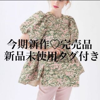 ツルバイマリコオイカワ(TSURU by Mariko Oikawa)の♡今期新作♡完売品♡TSURU by Mariko Oikawa♡花柄ブラウス(シャツ/ブラウス(半袖/袖なし))