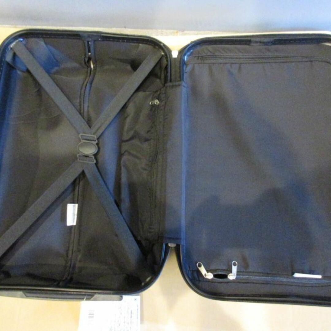 送料込み キャプテンスタッグ スーツケース キャリーバッグ シルバー 機内持込可 メンズのバッグ(トラベルバッグ/スーツケース)の商品写真