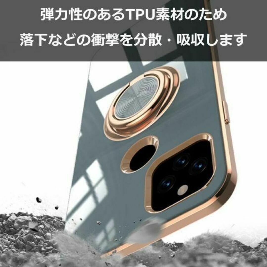 Pixel 6a ケース TPU リングG ミント スマホ/家電/カメラのスマホアクセサリー(Androidケース)の商品写真